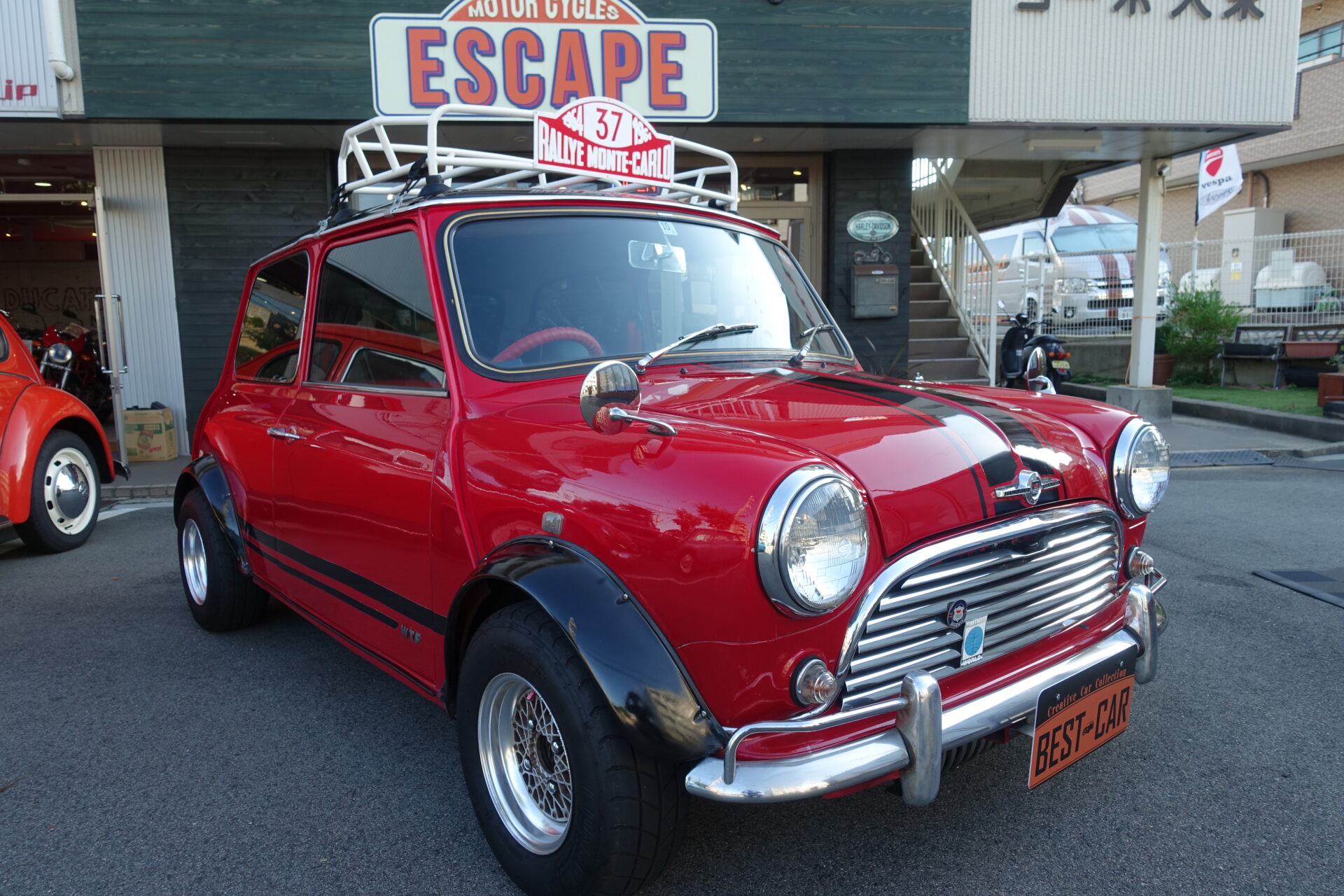 ROVER MINI・MORRIS COOPER S仕様 センターメーター・フェンダーミラー・オーバーフェンダー　