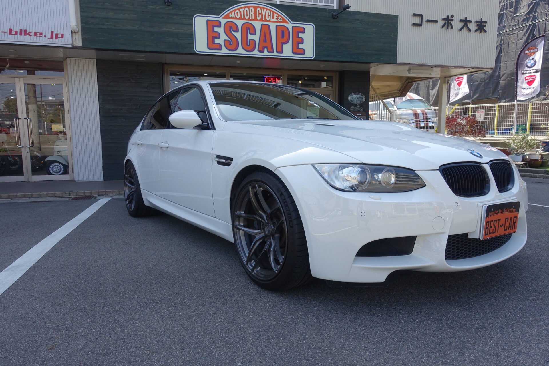 BMW M3 SEDAN DCTマニュアルモード付7AT BCフォージド19インチ REMSマフラー