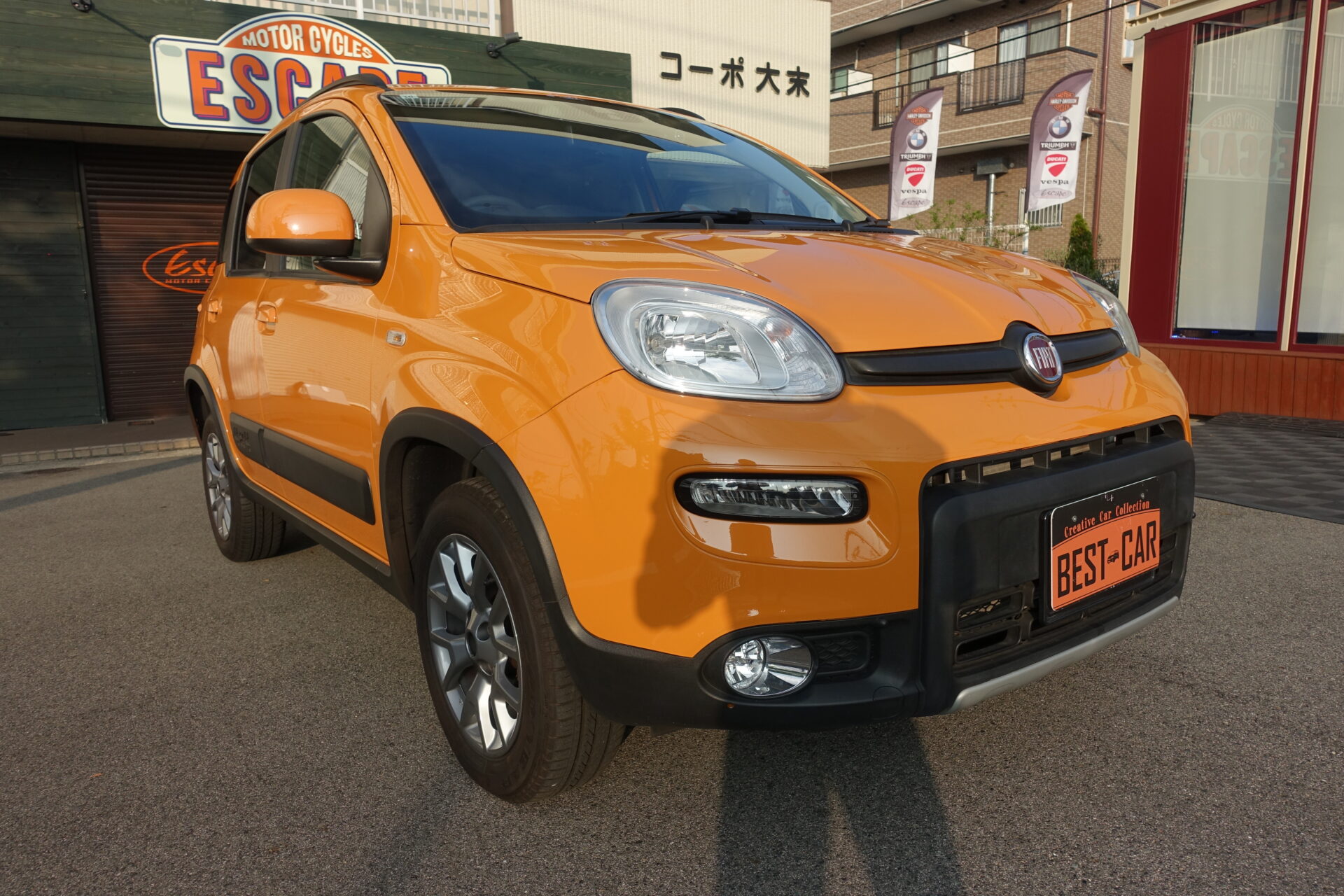 2019y フィアット パンダ ４×４スッコーサ ８０台限定 4WD 15inAW 右ハンドル 6MT カロッツェリアナビTV ETC 前後ドラレコ