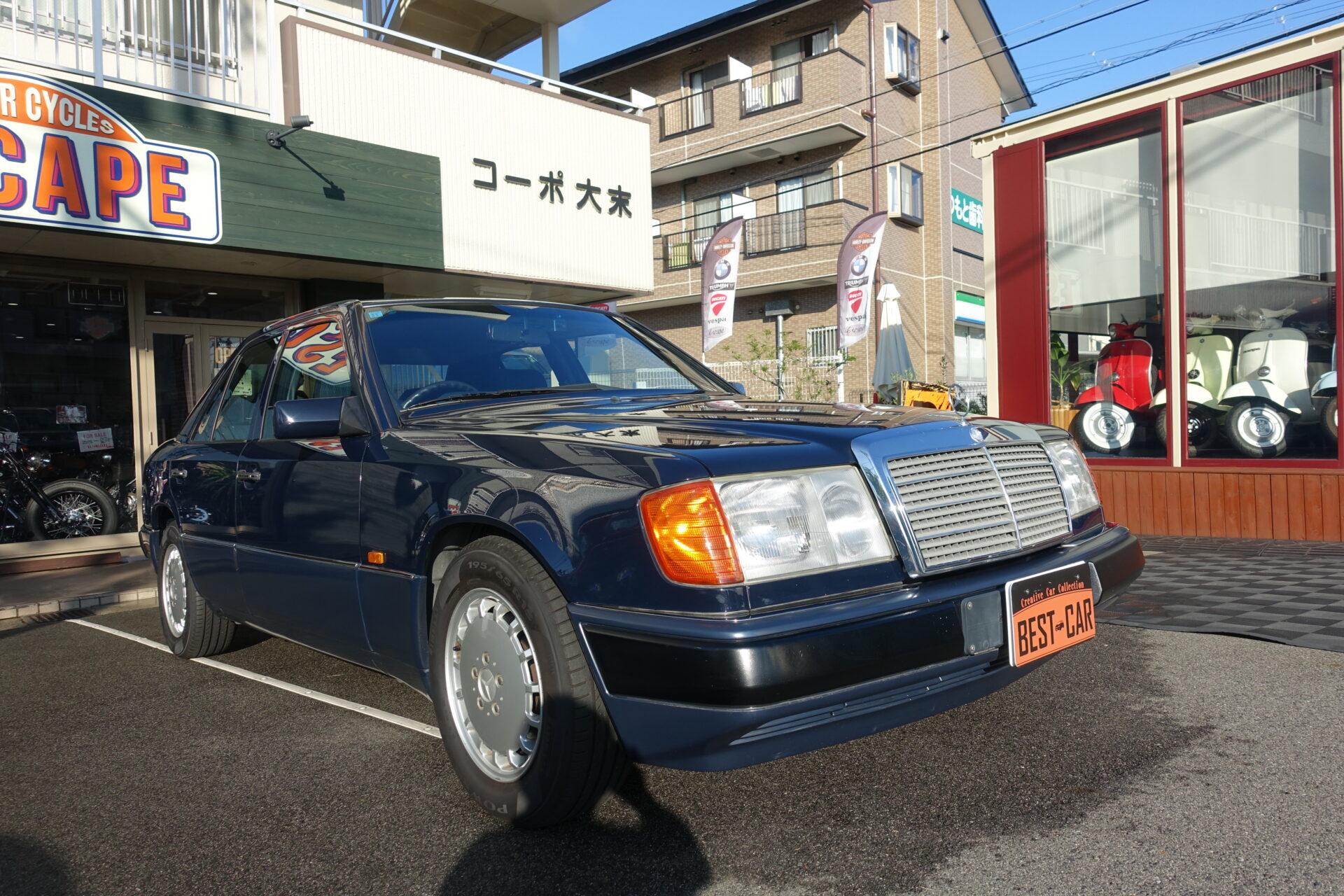 1992y M.BENZ 230E ディーラー車 右ハンドル ドラレコ ETC