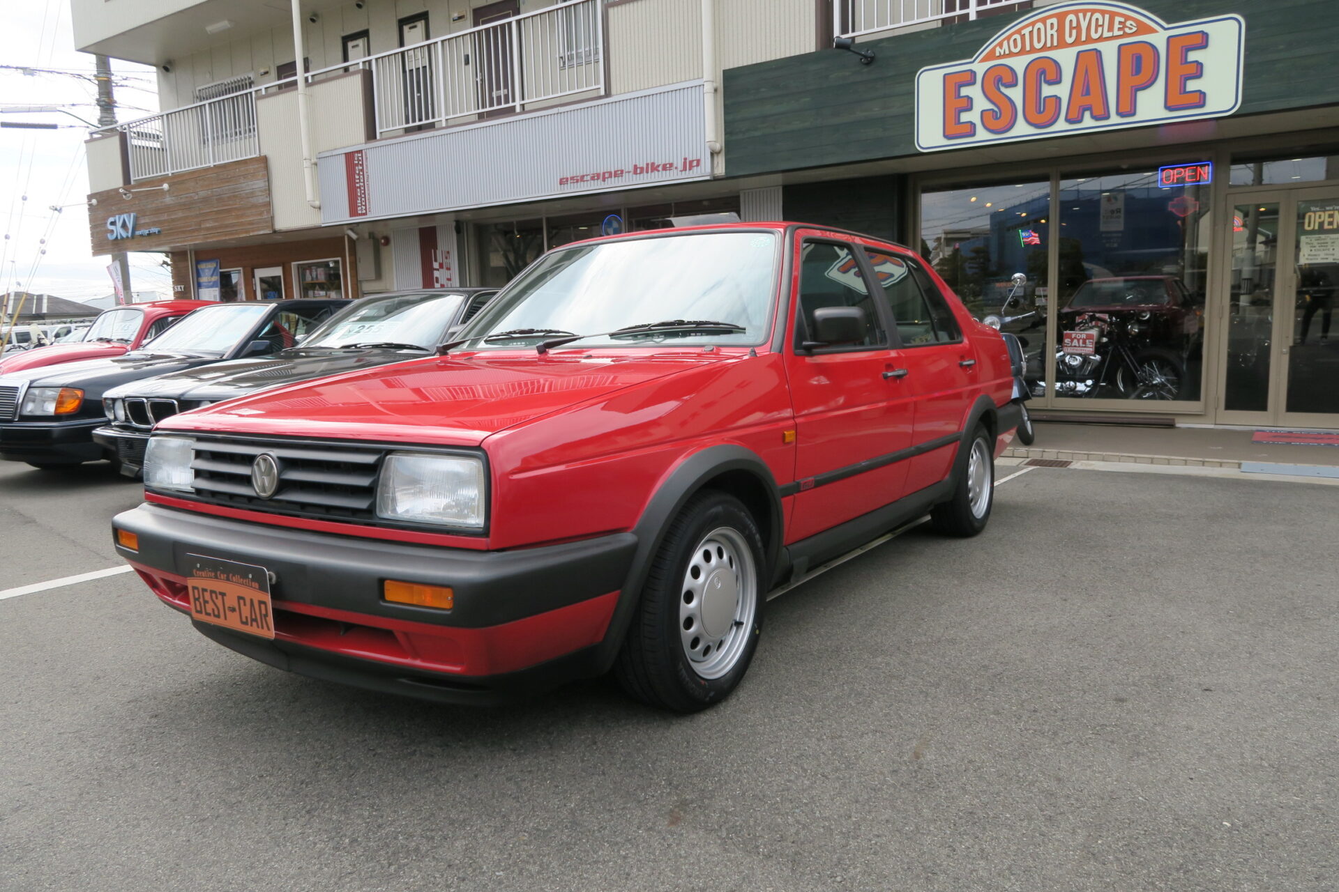 VWジェッタⅡ　９０ｙモデルＧＬＩ　ワンオーナー車　集中ドアロック　タイヤ新品交換済み