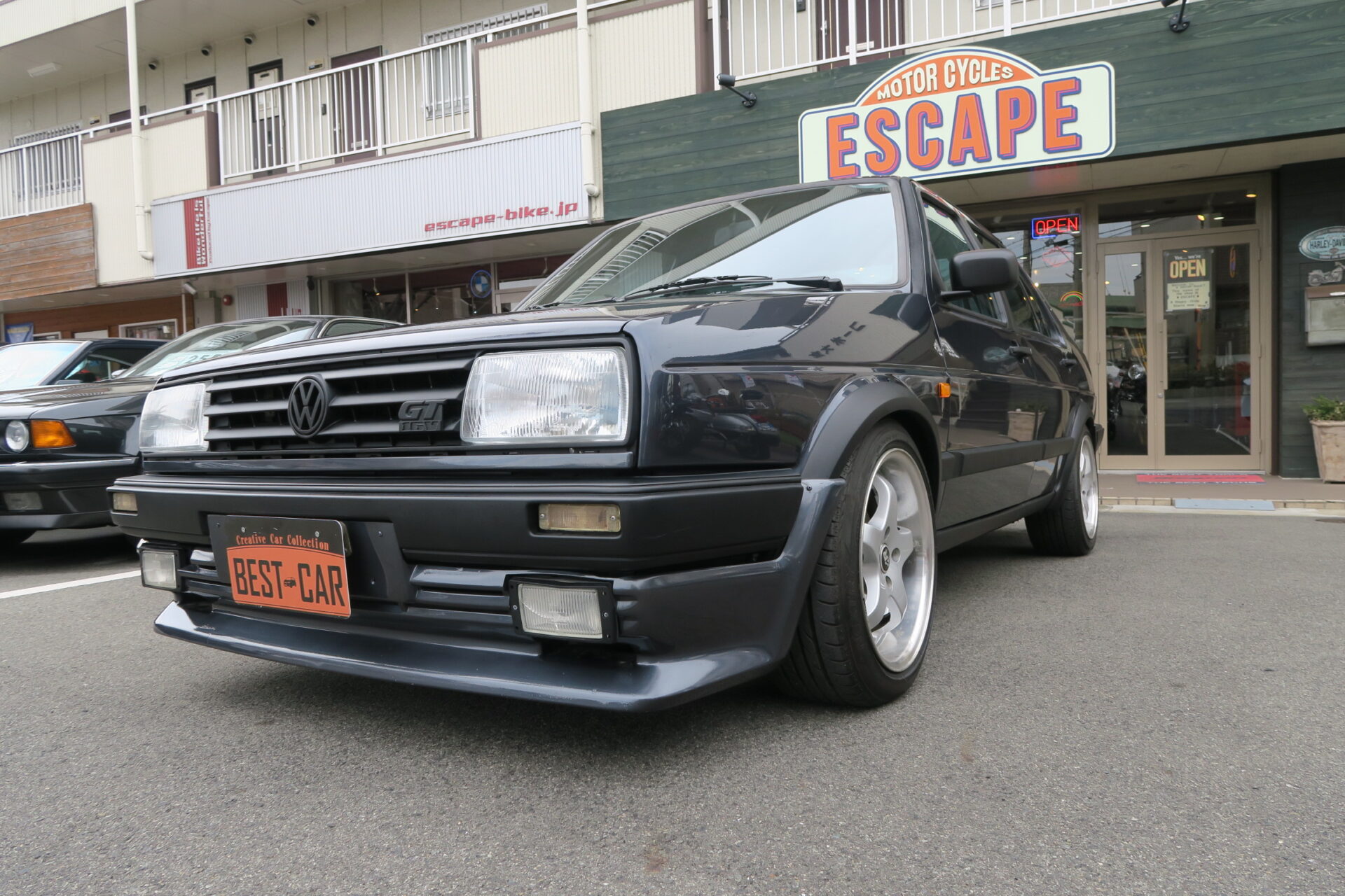 1989ｙ　ＶＷ　ジェッタ2　ＧＴ－１６Ｖ　左Ｈ　５速ＭＴローダウン　１６インチアルミ　Ｚｅｎｄｅｒエアロ
